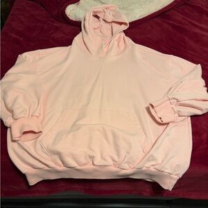 Aerie Light Pink Hoodie Sweater